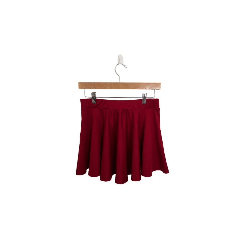 Elegant Red Women's Skirt